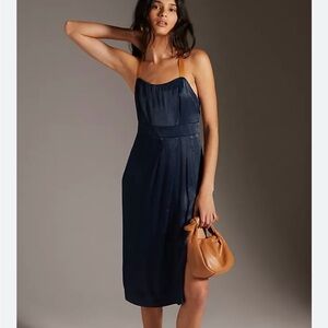 NWT Anthropologie Sweetheart Side-Slit Slip Dress